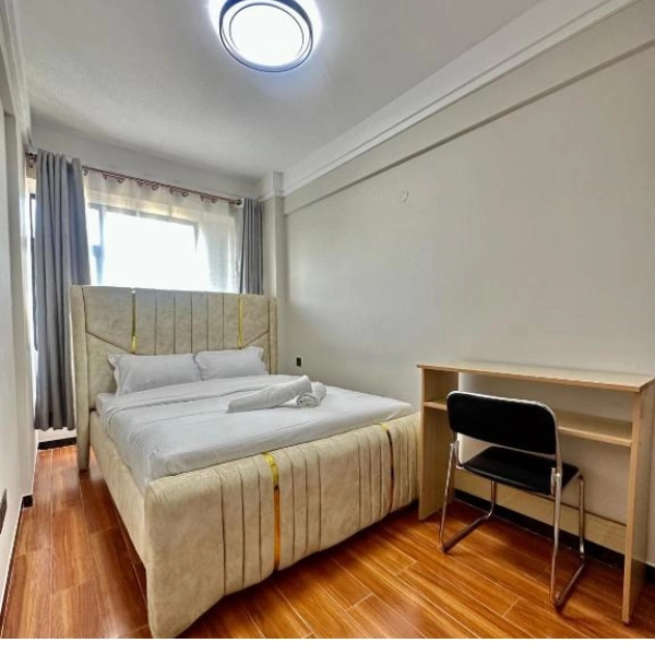 Master bedroom with balcony at Kindaruma Home Apartments for Rent