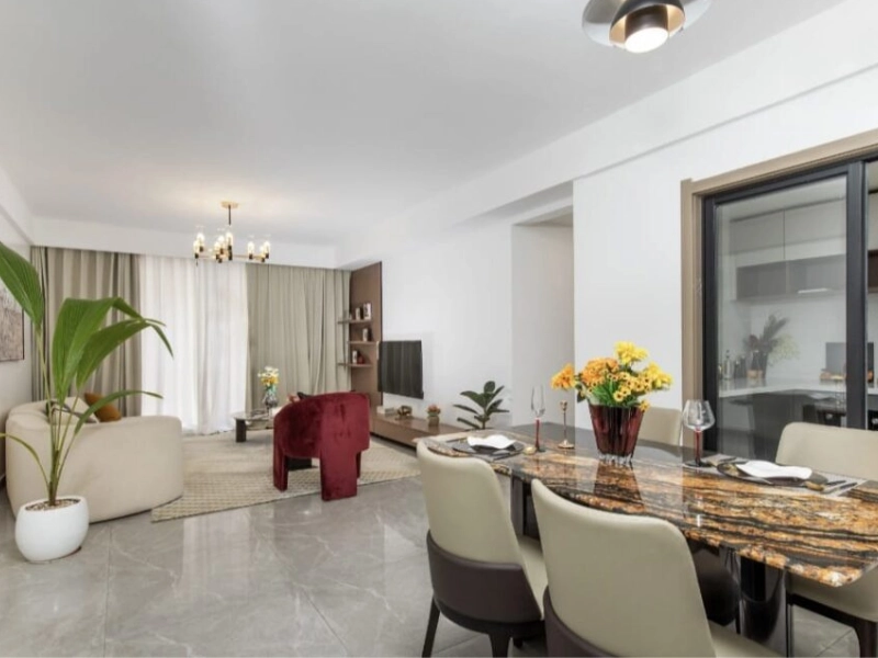 Mango Tree Apartments Syokimau modern fitted kitchen