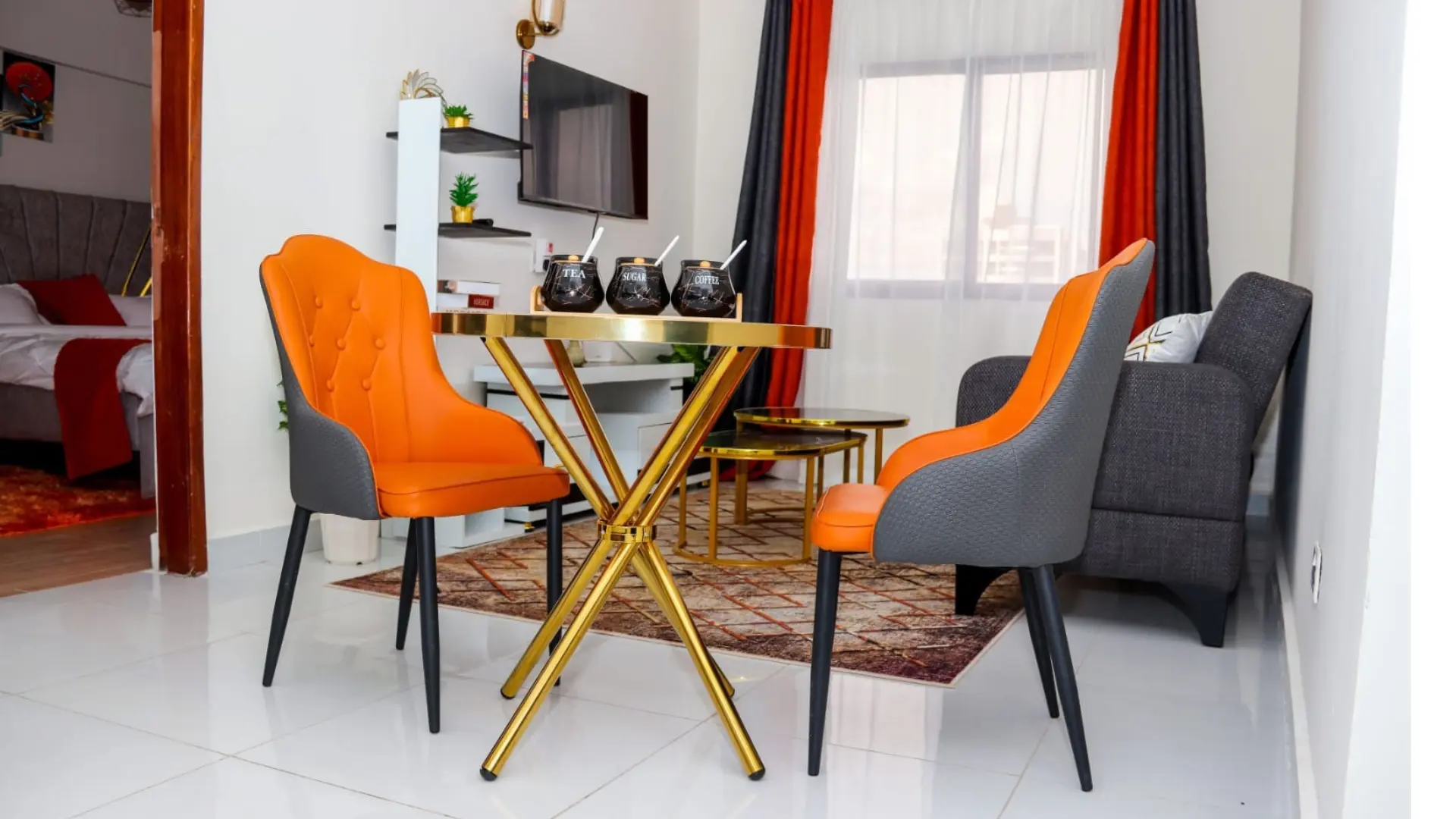 Studio apartments in Syokimau: Luxore 44 sqm studio interior